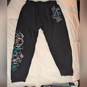 Mickey Mouse Black Kids/ Womens Joggers